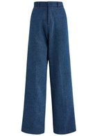 Bettter Atlas Wide-leg Denim Trousers Navy