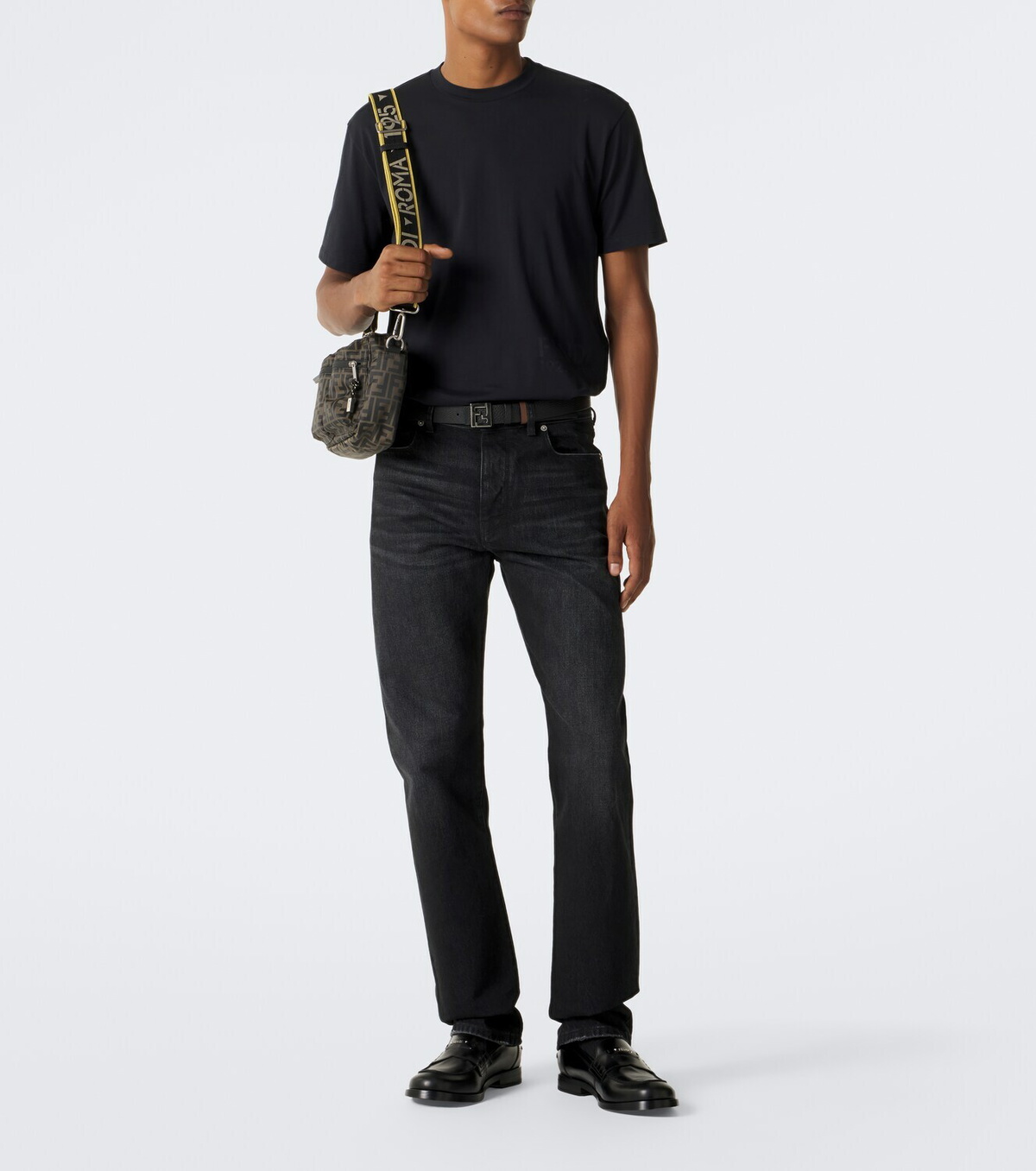 Fendi Logo cotton jersey T-shirt