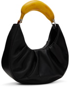 Puppets and Puppets Black Banana Bag