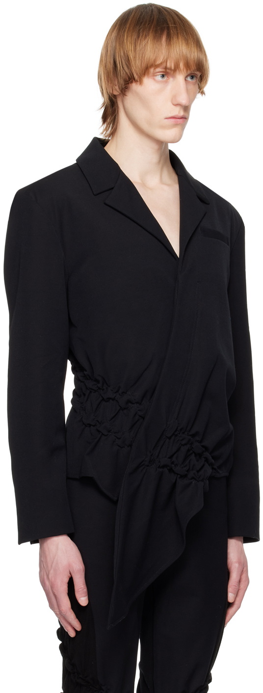 PONDER.ER Black Drip Spiral Blazer