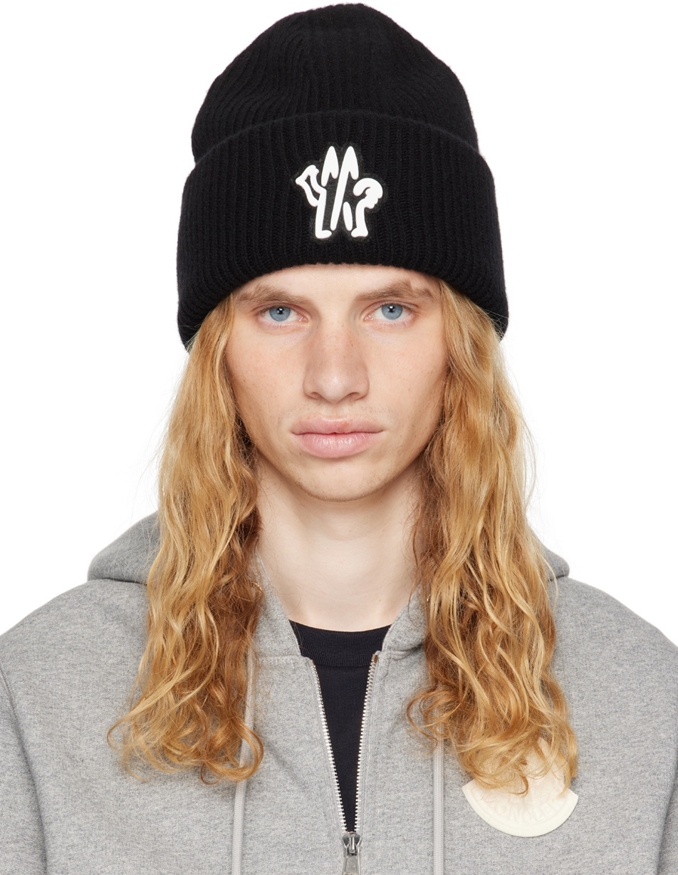 Moncler Black Archivio Creativo Beanie Moncler