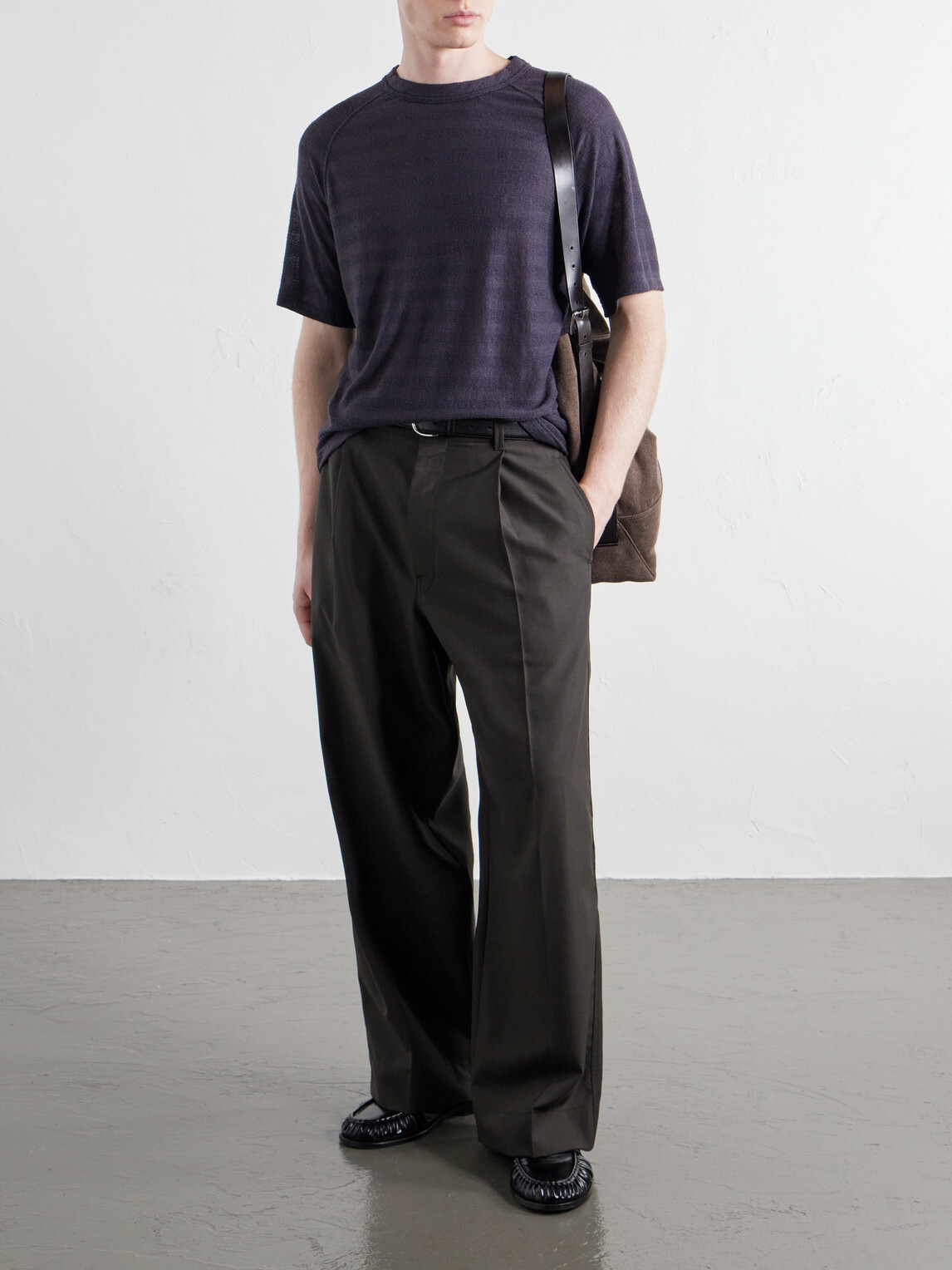 Our Legacy - Arcade Wool-Blend Jersey T-Shirt - Brown