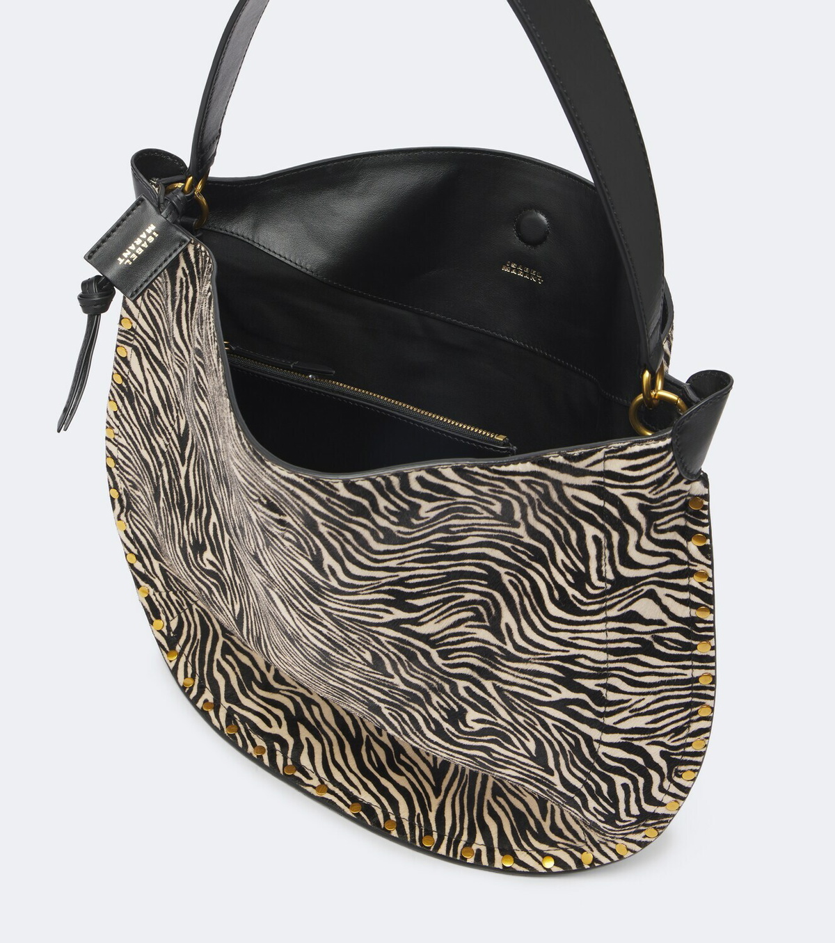 Isabel Marant Oskan Large calf hair shoulder bag
