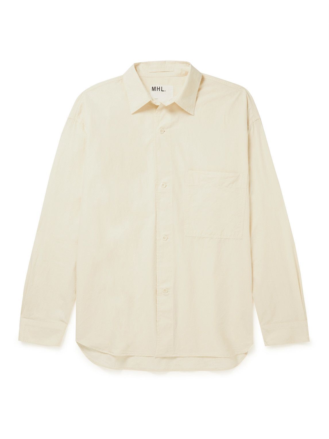 Margaret Howell - MHL Cotton-Poplin Shirt - Neutrals Margaret Howell