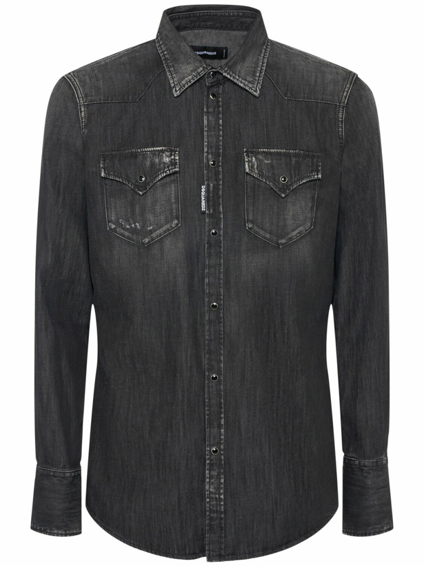 Photo: DSQUARED2 Classic Denim Western Shirt