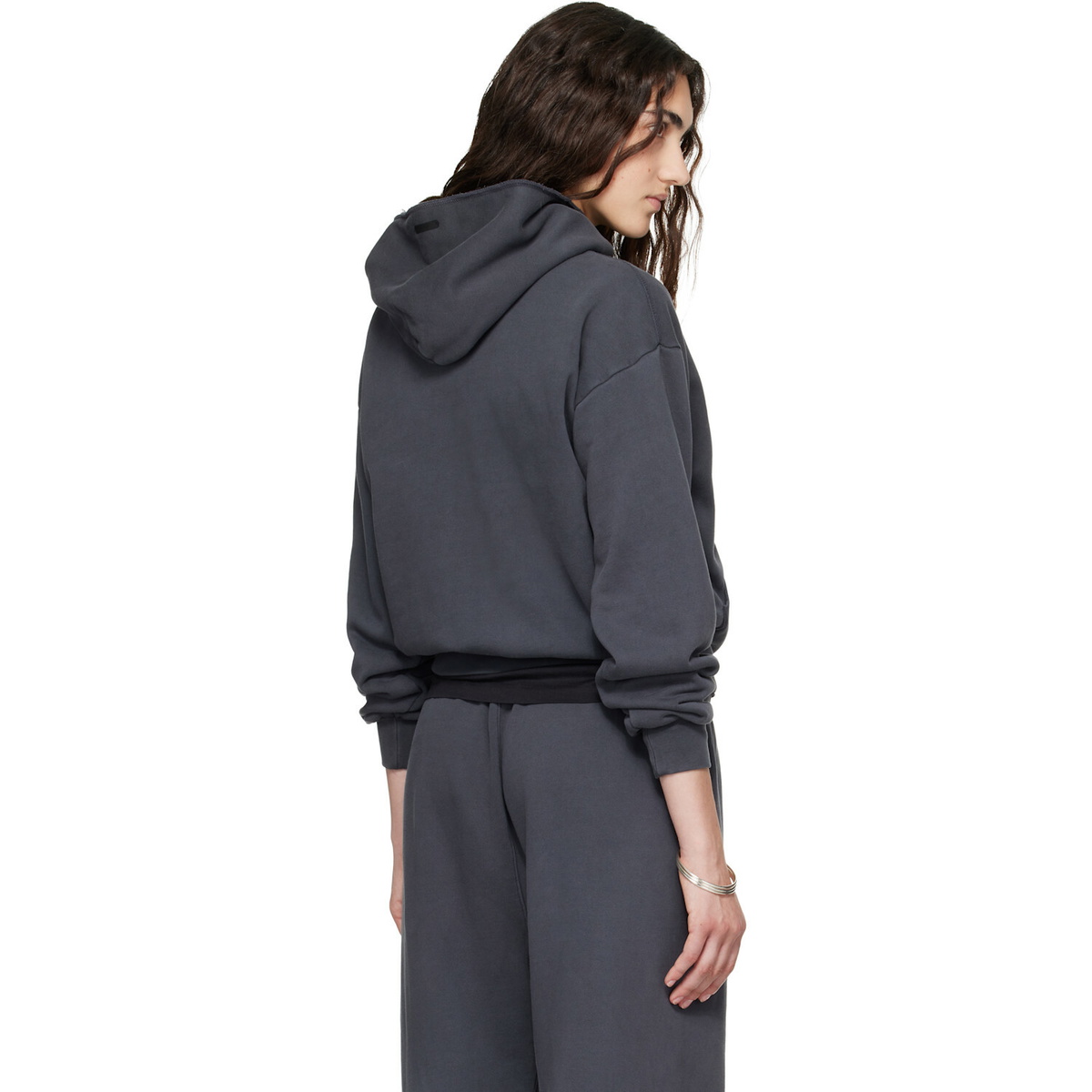 Fear of God ESSENTIALS Gray 90s Fleece Hoodie
