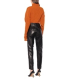 Petar Petrov Hogan high-rise leather pants