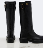 Miu Miu Leather knee-high boots