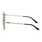 Gucci Gold and Green GG0832S Sunglasses