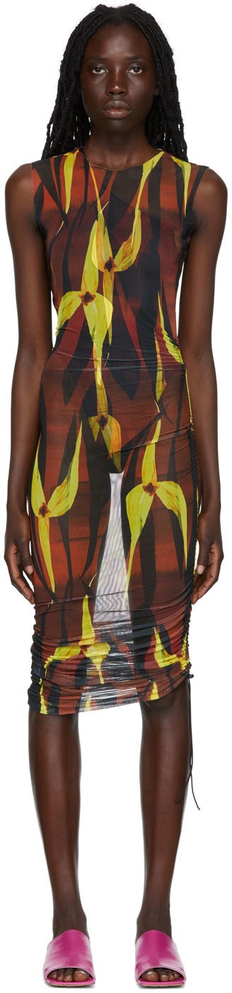 Photo: Louisa Ballou SSENSE Exclusive Multicolor Heatwave Midi Dress