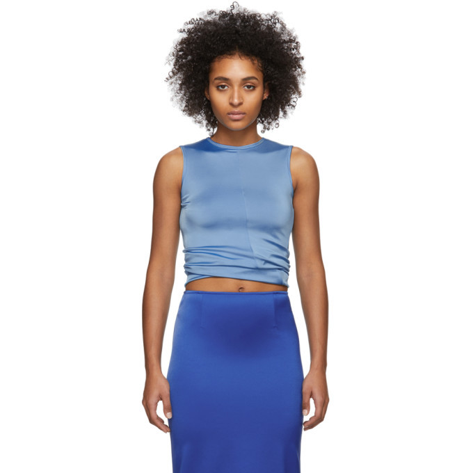 Photo: Georgia Alice Blue Twist Tank Top
