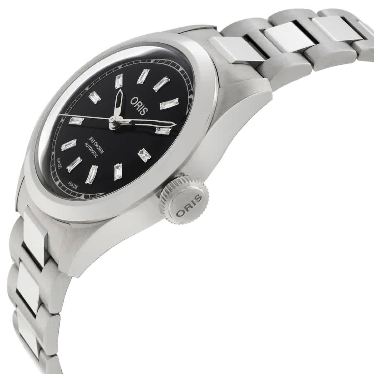 Oris Big Crown Automatic Diamond Black Dial Ladies Watch 01 531 7797 4094-07 8 1706