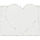 Vivienne Westwood Off-White Heart Card Holder