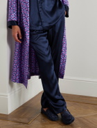 Thom Sweeney - Suede Slippers - Blue