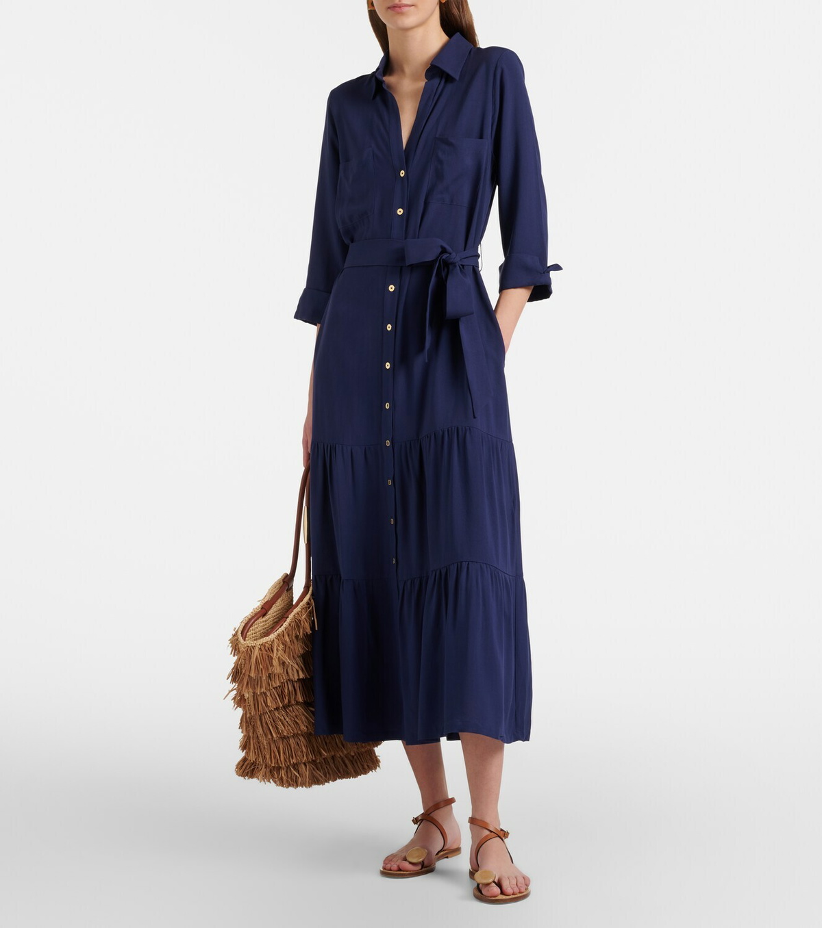 Heidi Klein Tiered shirt dress