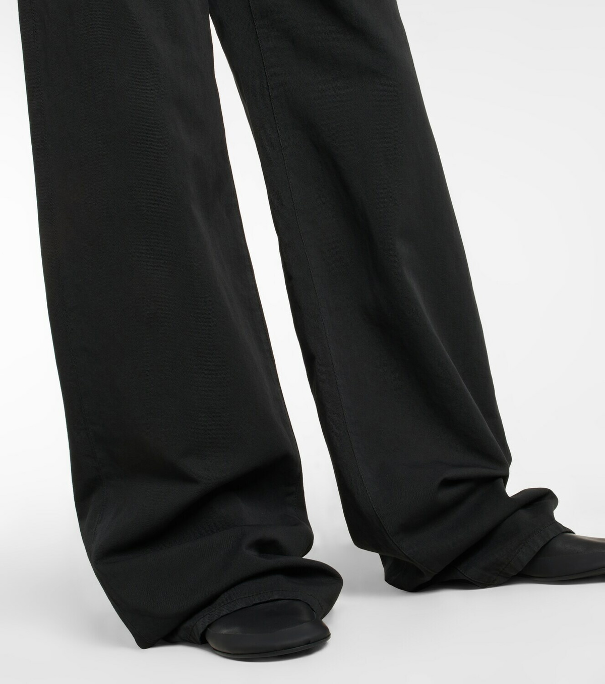 The Row Delton cotton and linen straight pants The Row