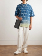 Jil Sander - Oversized Ombré Printed Cotton-Jersey T-Shirt - Blue