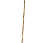 A.P.C. Men's A Logo Necklace in Gold