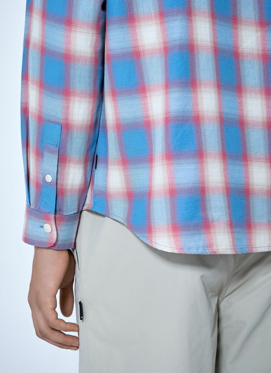 Stüssy Beach Ombre Plaid Shirt