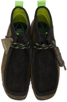 Clarks Originals Green & Black WallabeeBt 2.0 Boots