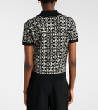 'S Max Mara Medera wool jacquard polo sweater