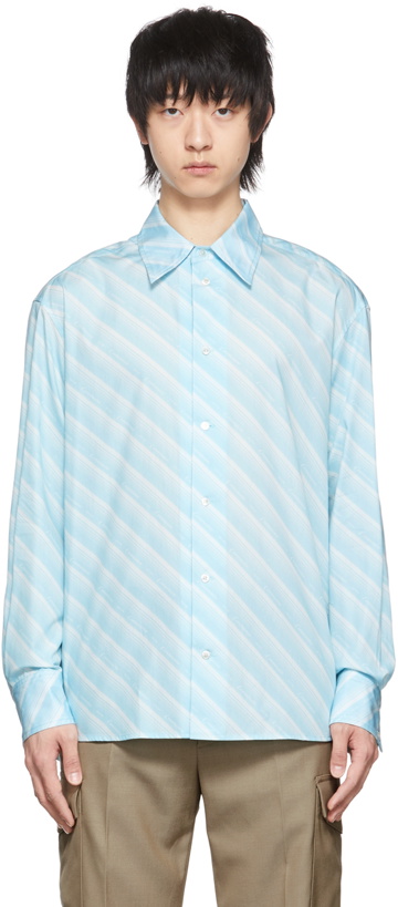 Photo: Commission SSENSE Exclusive Blue Cotton Shirt