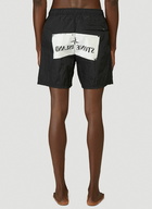 Stone Island - Logo Swim Shorts in Black