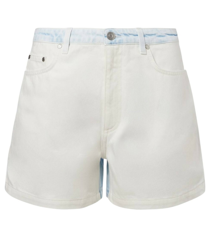 Photo: Stella McCartney Mid-rise denim shorts