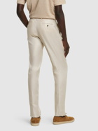LARDINI - Linen Blend Straight Pants