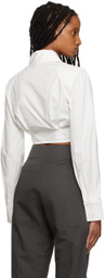 Elleme White Darted Shirt