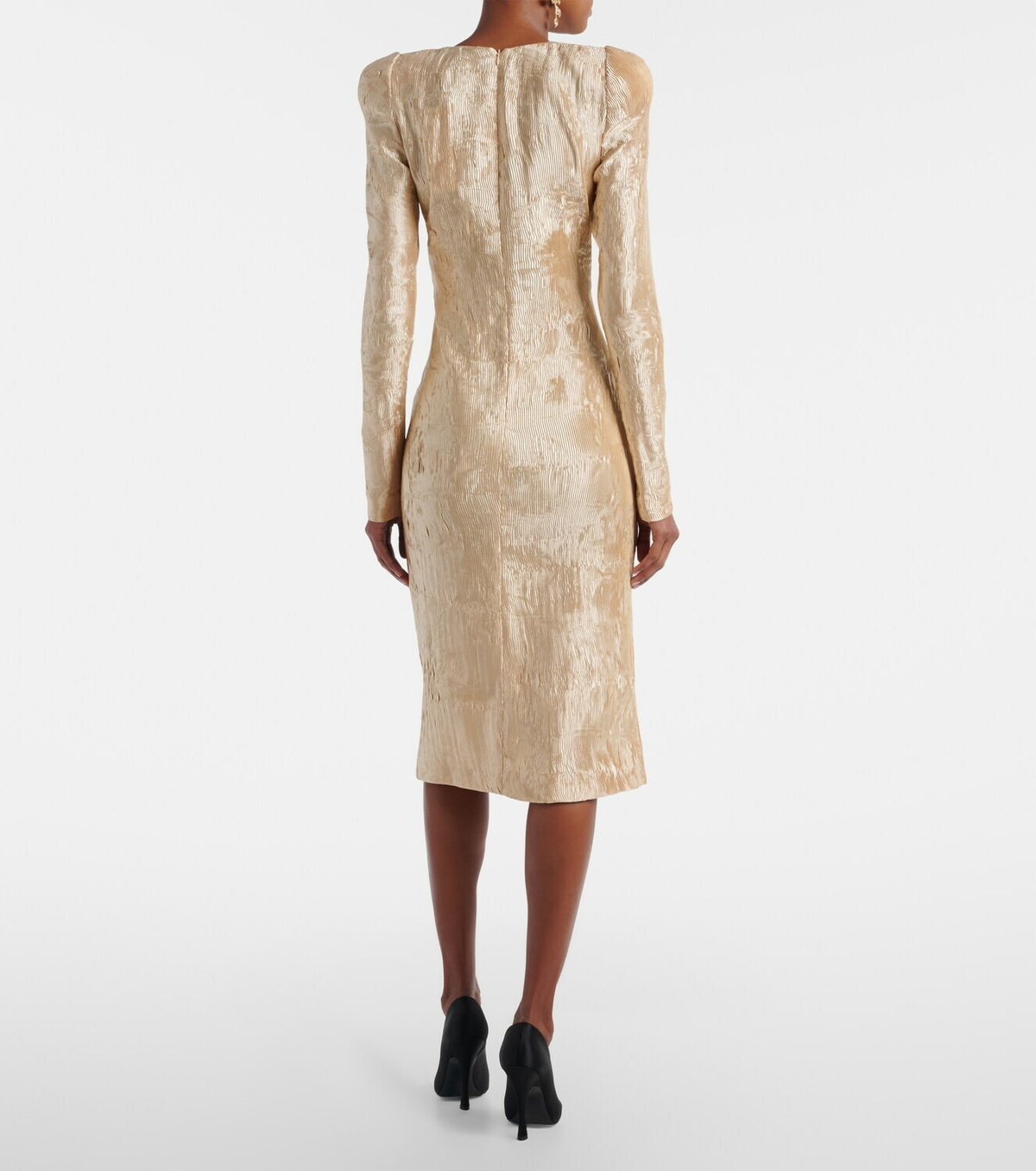 Magda Butrym Metallic-effect cocktail dress
