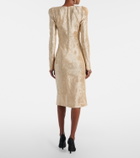 Magda Butrym Metallic-effect cocktail dress