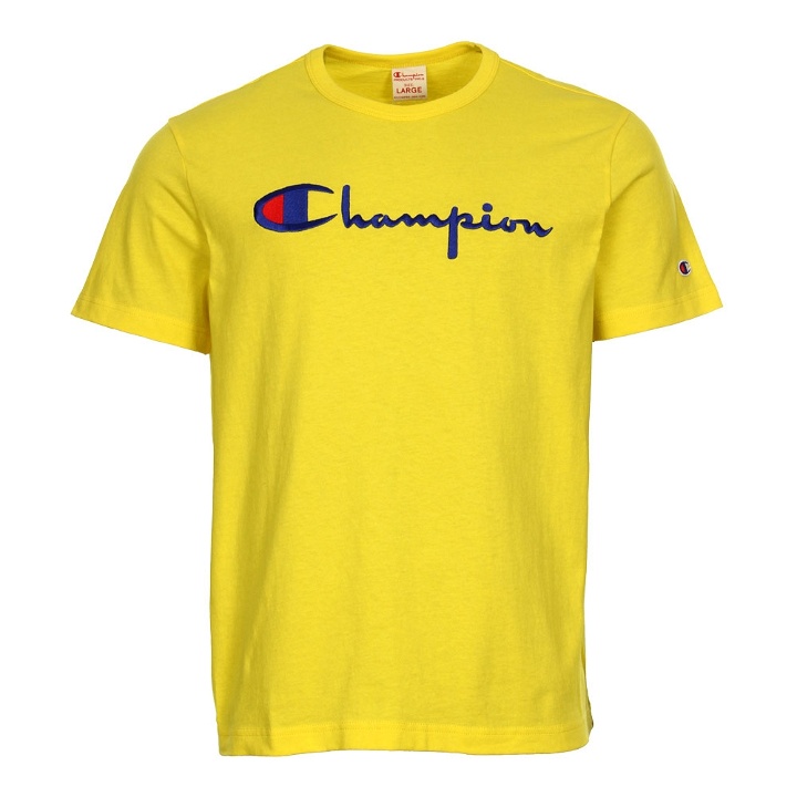 Photo: T-Shirt Script Logo - Yellow