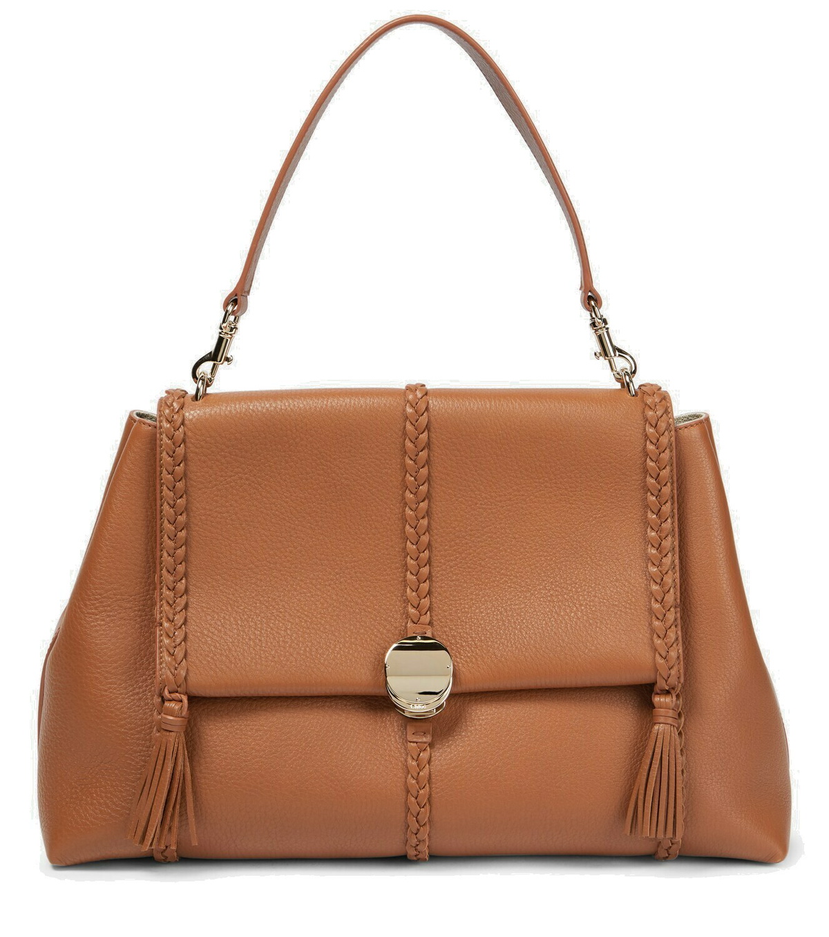 トートバッグ CHLOE Embroidered Wool Large Penelope Shoulder Bag Chloé Penelope Large wool shoulder bag Chloe