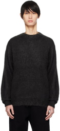 AURALEE Black Brushed Sweater
