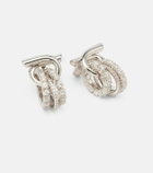 Ferragamo Gancini crystal-embellished earrings