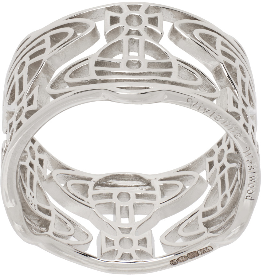 ☆希少☆Vivienne Westwood DEVONSHIRE RING Rare Vivienne Westwood Devonshire Ring Silver 925 Gold US 6