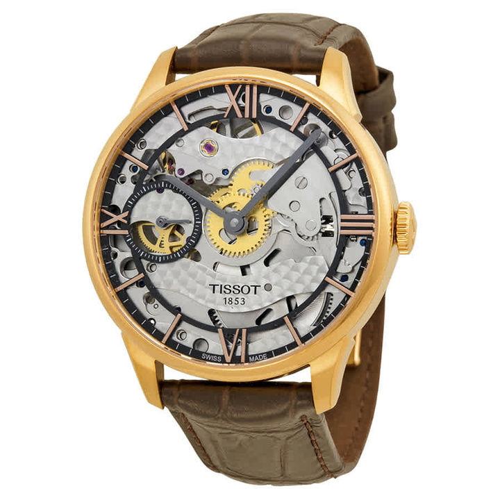 Photo: Tissot Chemin Des Tourelles Squelette Mens Watch T0994053641800