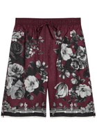 Dolce & Gabbana Floral-print Silk-twill Shorts Multicoloured 1
