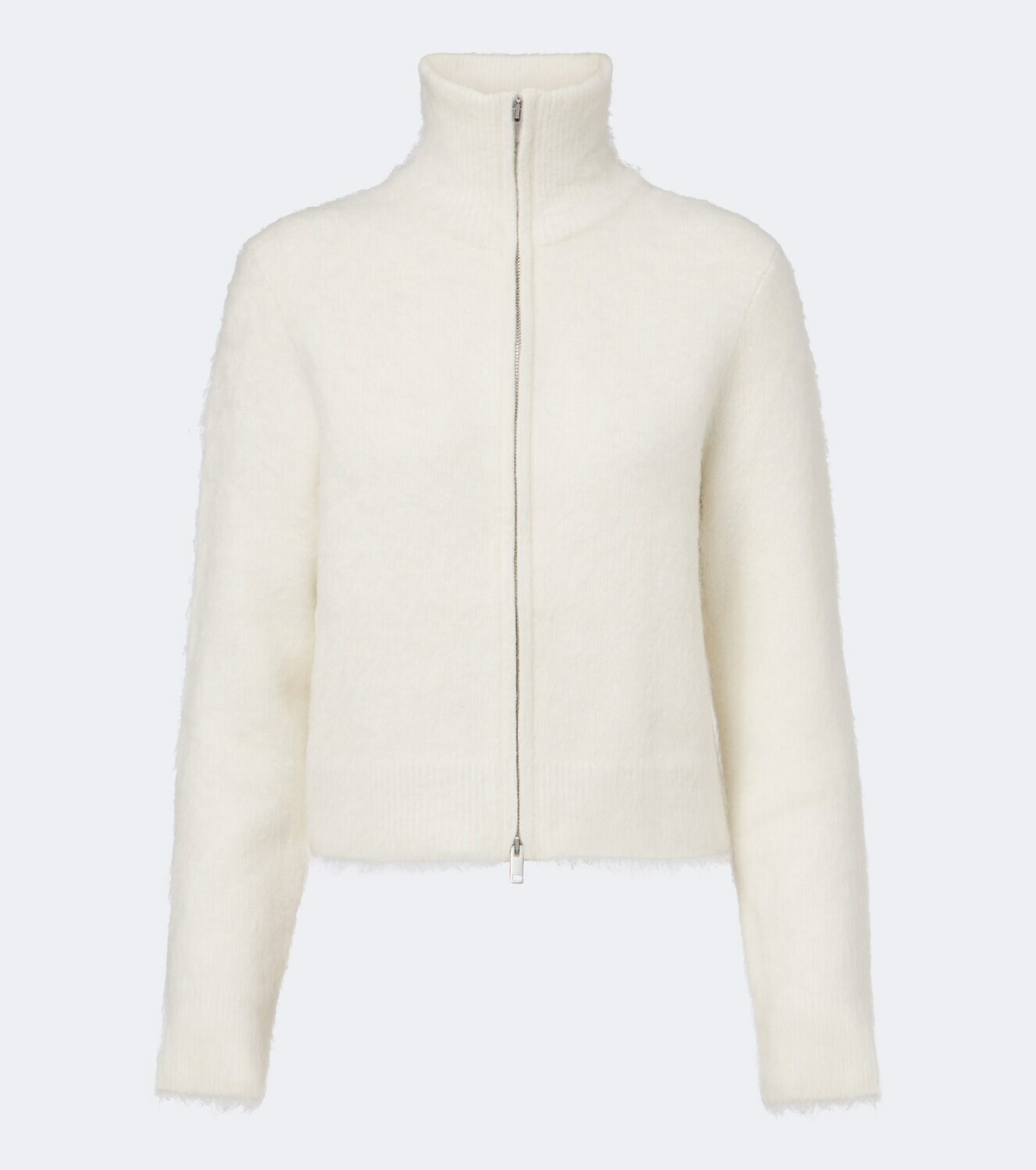 Vince Wool and alpaca-blend zip-up cardigan
