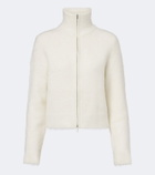 Vince Wool and alpaca-blend zip-up cardigan