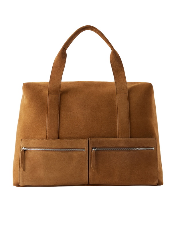Photo: Métier - Racer 53 Suede Weekend Bag - Brown