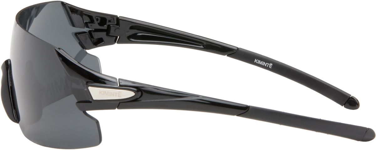KIMHĒKIM Black Interchangeable Shield Sunglasses