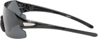 KIMHĒKIM Black Interchangeable Shield Sunglasses
