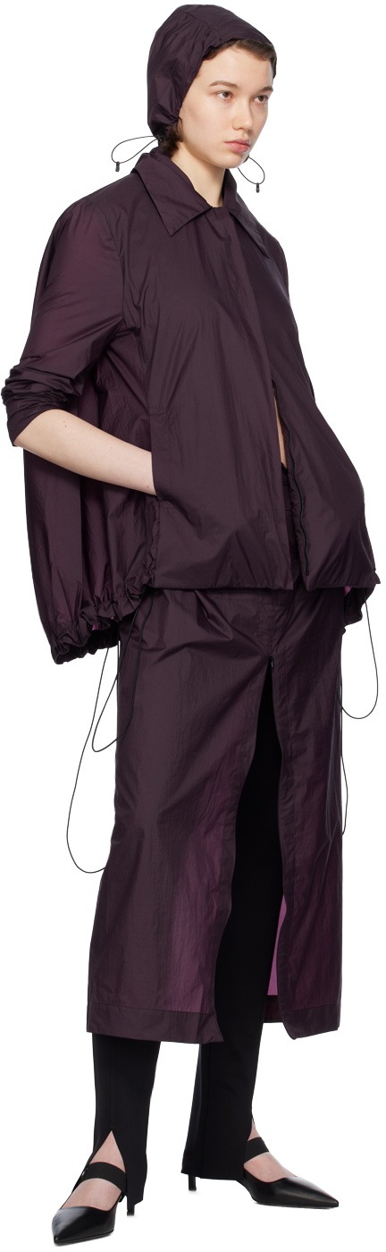 JOHANNA PARV Purple Hood Jacket
