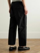 Beams Plus - Wide-Leg Cotton Trousers - Black