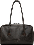 MARGESHERWOOD Brown Soft Boston Bag
