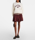 Patou Logo wool and cashmere sweater
