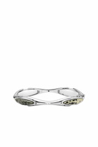 Diesel Stainless Steel Bangle Bracelet - Bracelets - Unisex - Silver