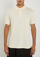 Polo Ralph Lauren Piqué-knit Cotton-blend Polo Shirt Cream